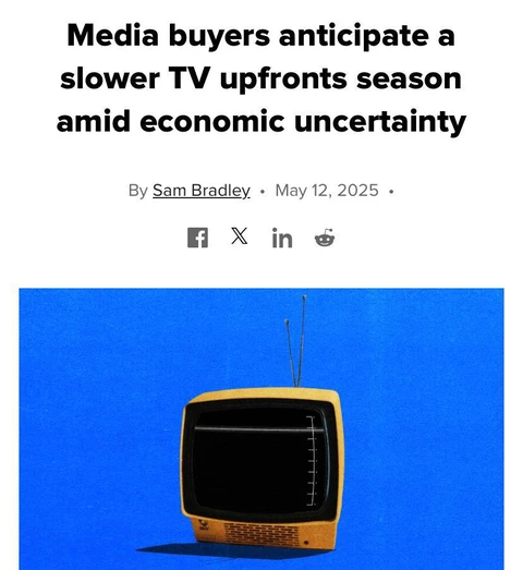 🤓Американский рекламодатель прогибает под свои условия классическое ТВ.  В США маркетологи не спешат тратить деньги на телерекламу, потому что экономика нестабильна, а они хотят больше гибкости и доказуемых результатов от затрат. 