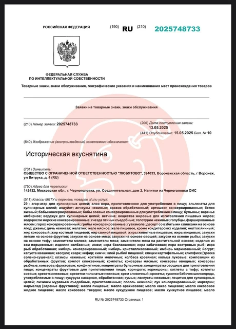 😂Историческая вкуснятина грозит стать эпическим неймом