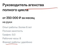 🤓Уже почти триста человек хочет быть руководителем агенСТва полного цикла на Хедхантере