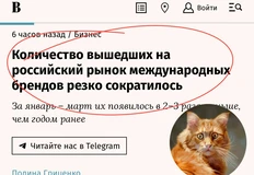 🤓Ребята, несмотря на то, что на отечественный рынок действительно не стоит очередь зарубежных потребительских брендов, делать такие заявления на основе данных брокеров по недвижимости — глупо и преждевременно