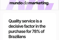 🤓Все рассказывают что бразильский рынок максимально похож на наш. Вот вам новости местного ритейла, о том как сервис стал ключевым фактором лояльности потребителей
