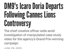 🤓Как кучно пошло. Кажется, всем надоели фейковые фестивальные работы. Привет нашим мастерам фестивального креатива!