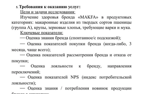 🤔Макфа тендерит оценку здоровья бренда. Что сказать2