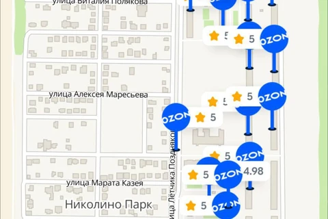 🤓Степень зашкаливающего абсурда в проникновении ПВЗ маркетплейсов мы можем увидеть на карте любого нового ЖК