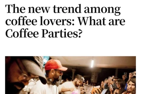😂Вот что убьет алкоголь (надеемся). Заокеанские коллеги рапортуют, что в крупных городах Латинской Америки набирают популярность кофейные вечеринки